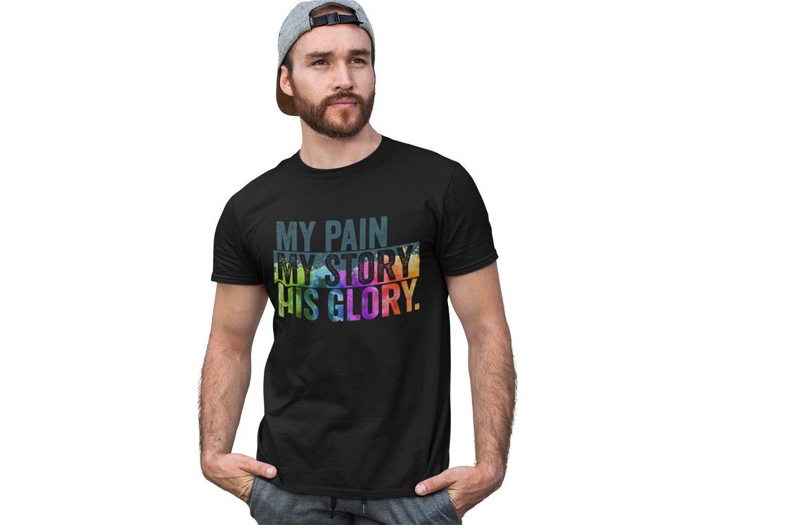 My Story Tee - Black T-Shirt For Men's | Livnchrist 